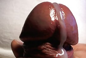 Big headed Schwanz extreme close cum shot extreme extreme big